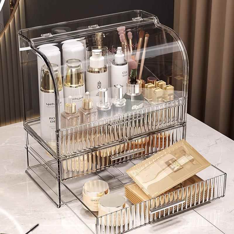 Luxury Skincare Makeup - Large Capacity Drawer Style Dustproof Cosmetic