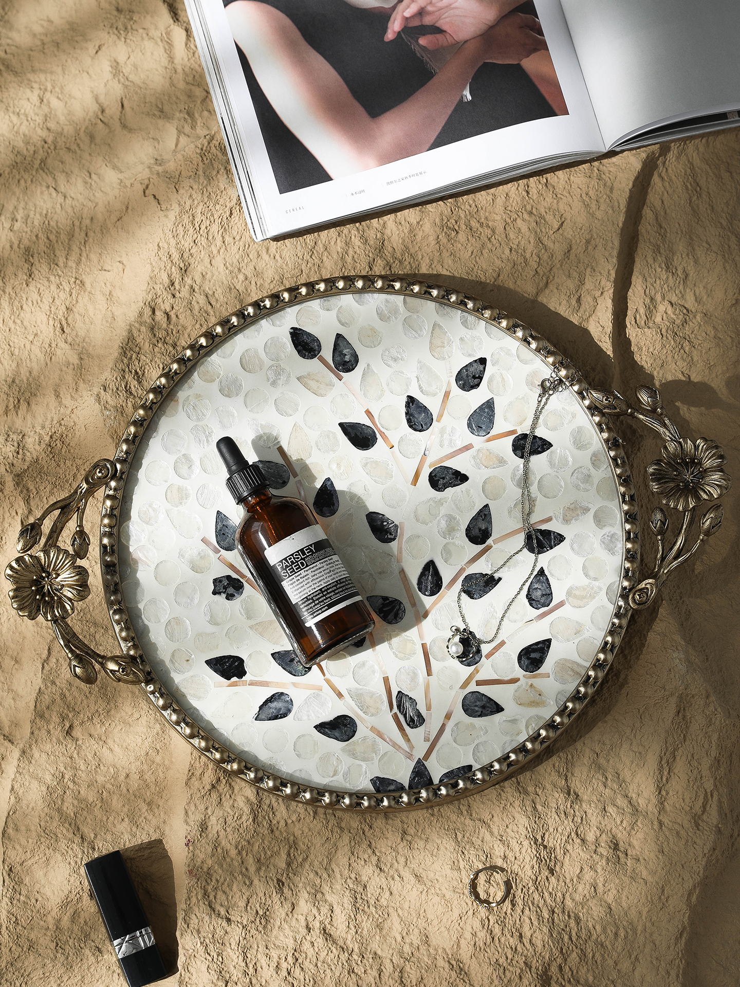 Creative Luxury Shell-Decorate - огляд і ціна Luxury Skincare Tray