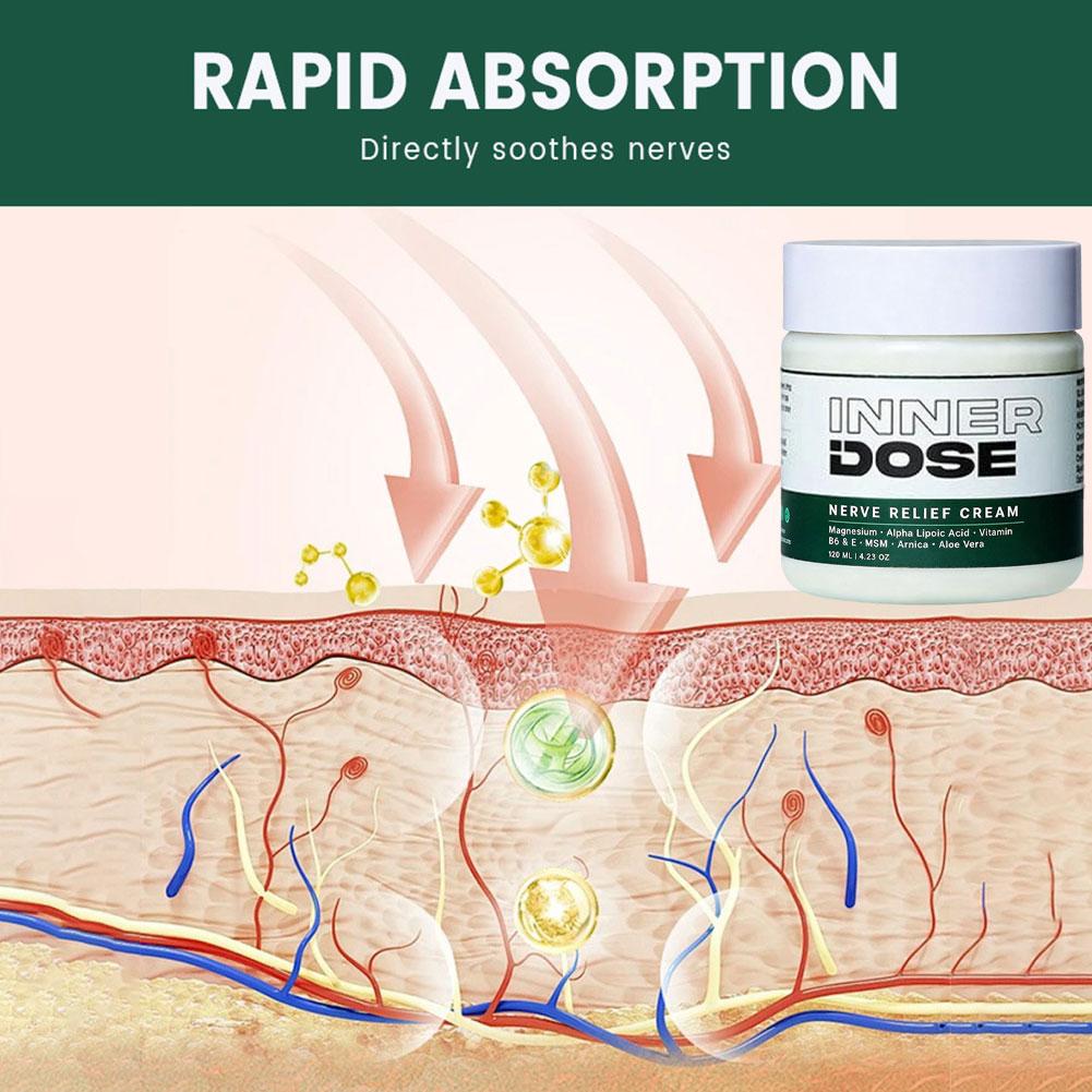 INNER DOSE Nerve Relief Cream  - огляд і ціна Alpha Lipoic Cream