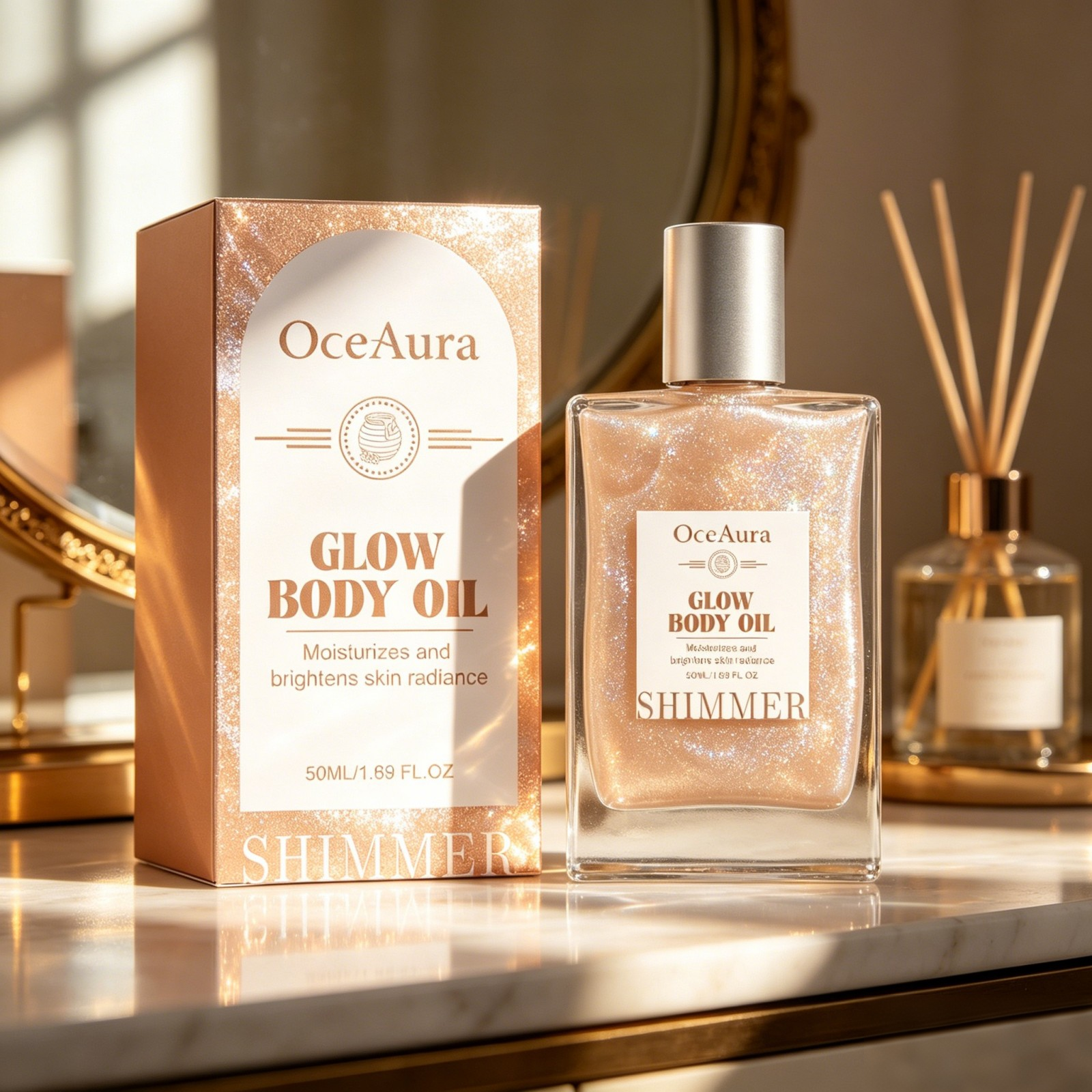 OceAura Honey Glow Body Oil Si - огляд і ціна Luxury Glow Skincare