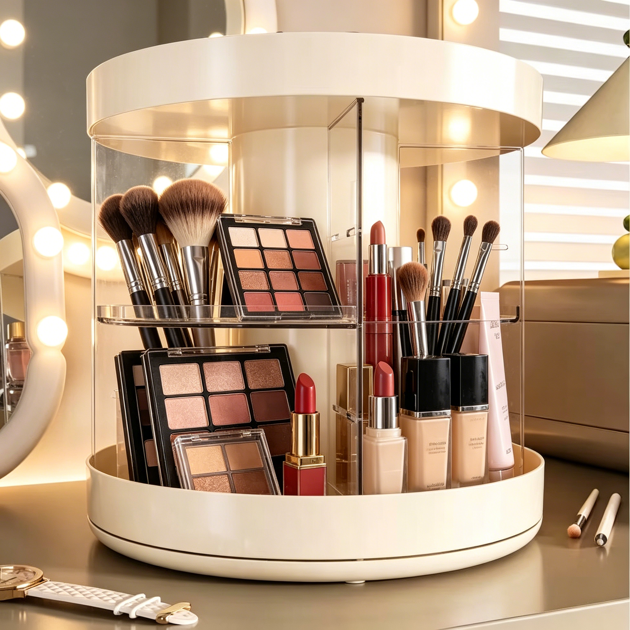 Rotating Layered Makeup Organi - огляд і ціна Luxury Skincare Makeup