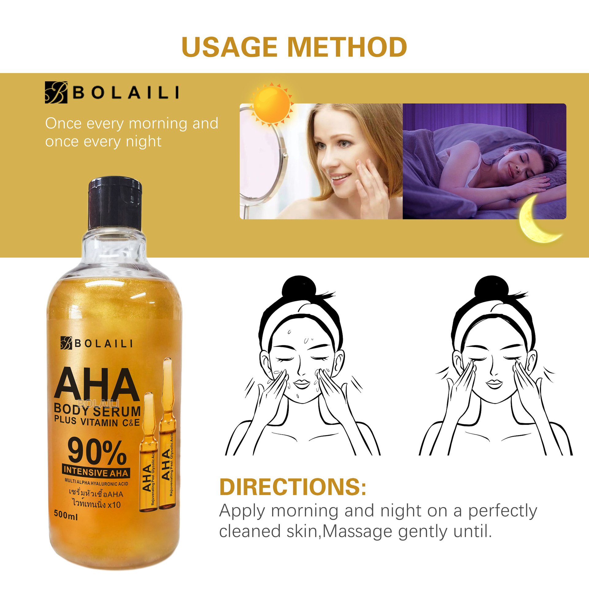 500ml 24K Gold ALPHA Hydroxy A - огляд і ціна Alpha Lipoic Cream