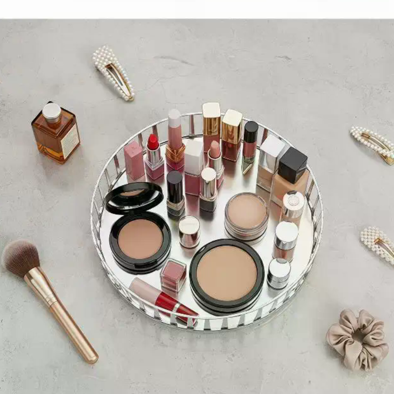 Rotating Perfume Organizer For - огляд і ціна Luxury Skincare Tray