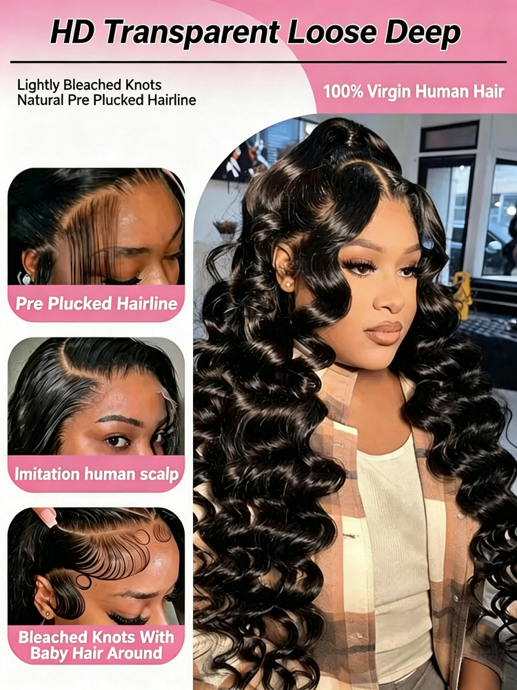13x6 HD Loose Deep Wave Lace F - огляд і ціна Ultra Luxury Skincare