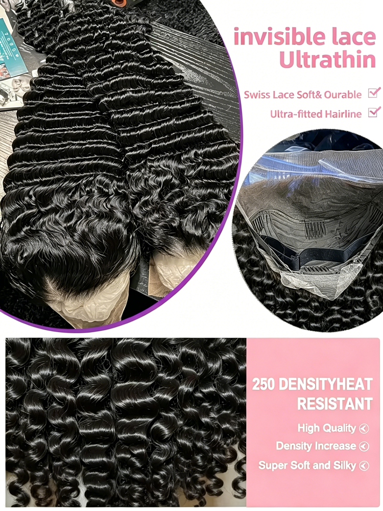 13x6 HD Loose Deep Wave Lace F - огляд і ціна Ultra Luxury Skincare