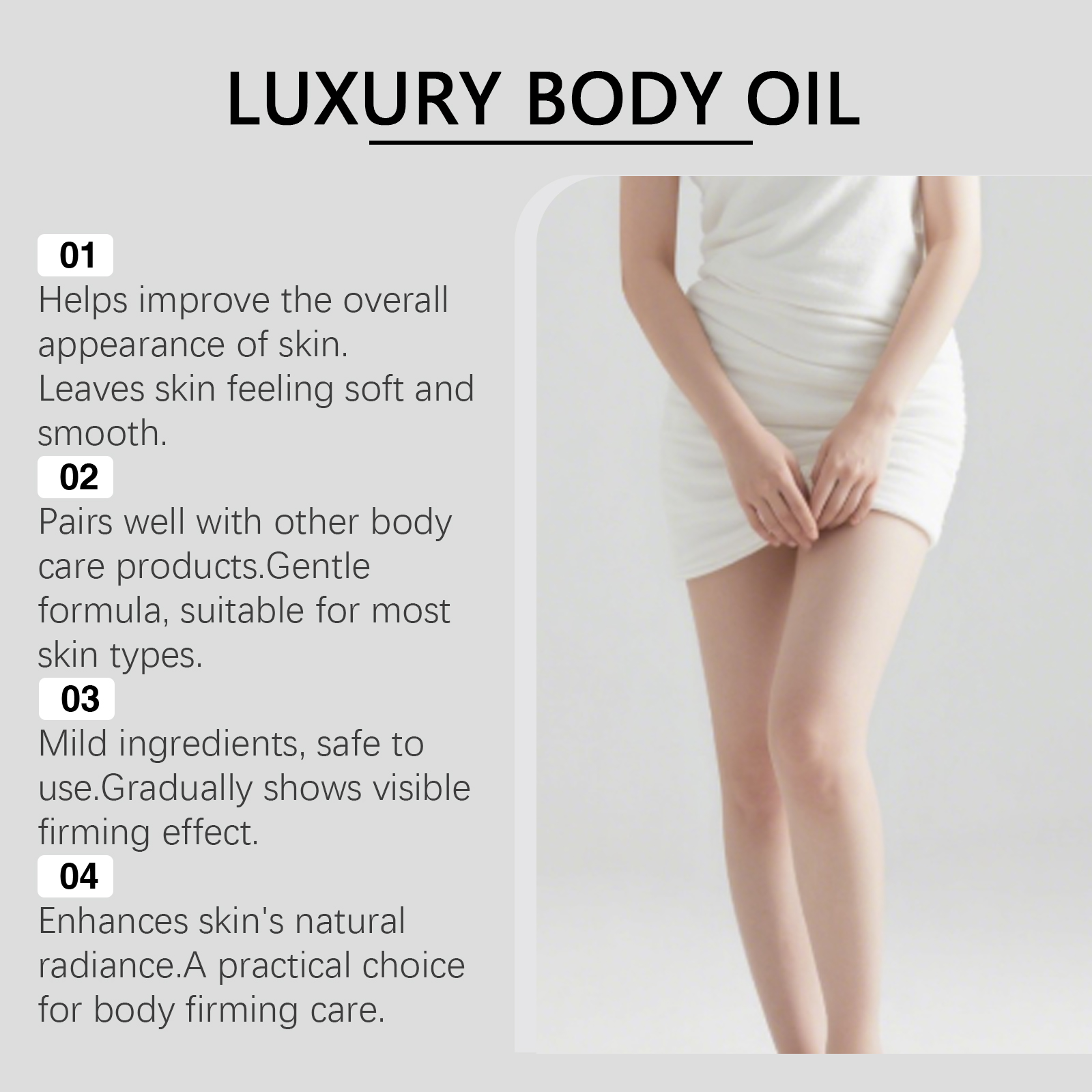 Luxury  Firming Body Oil Lifti - огляд і ціна Luxury Glow Skincare