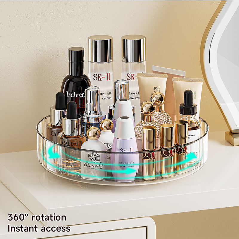 Rotating Perfume Organizer For - огляд і ціна Luxury Skincare Tray