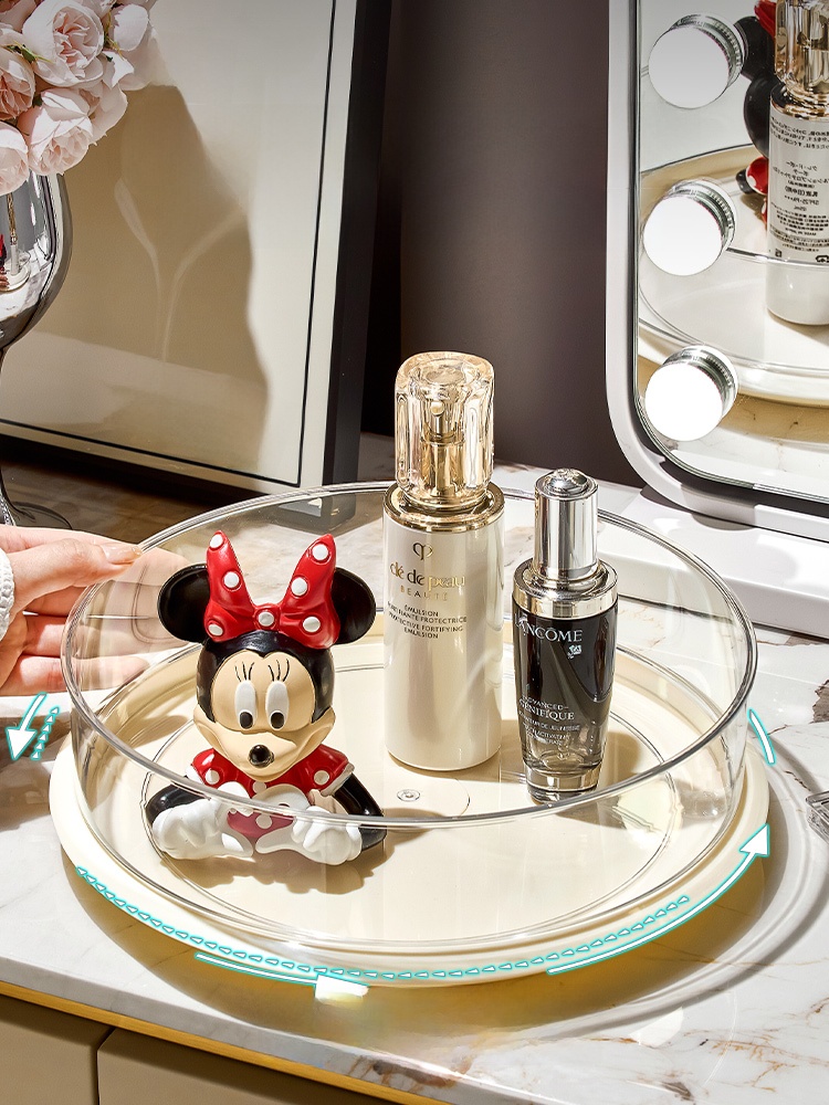 Large Capaci Rotating Cosmetic - огляд і ціна Luxury Skincare Tray