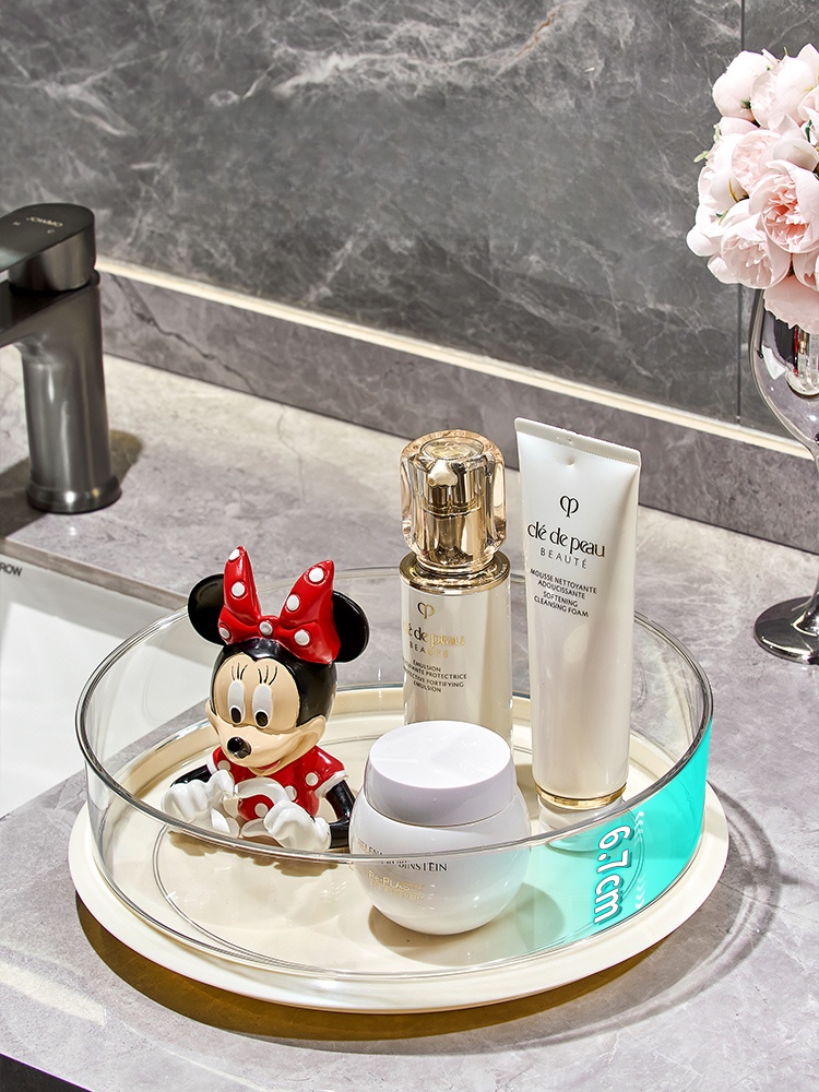 Large Capaci Rotating Cosmetic - огляд і ціна Luxury Skincare Tray