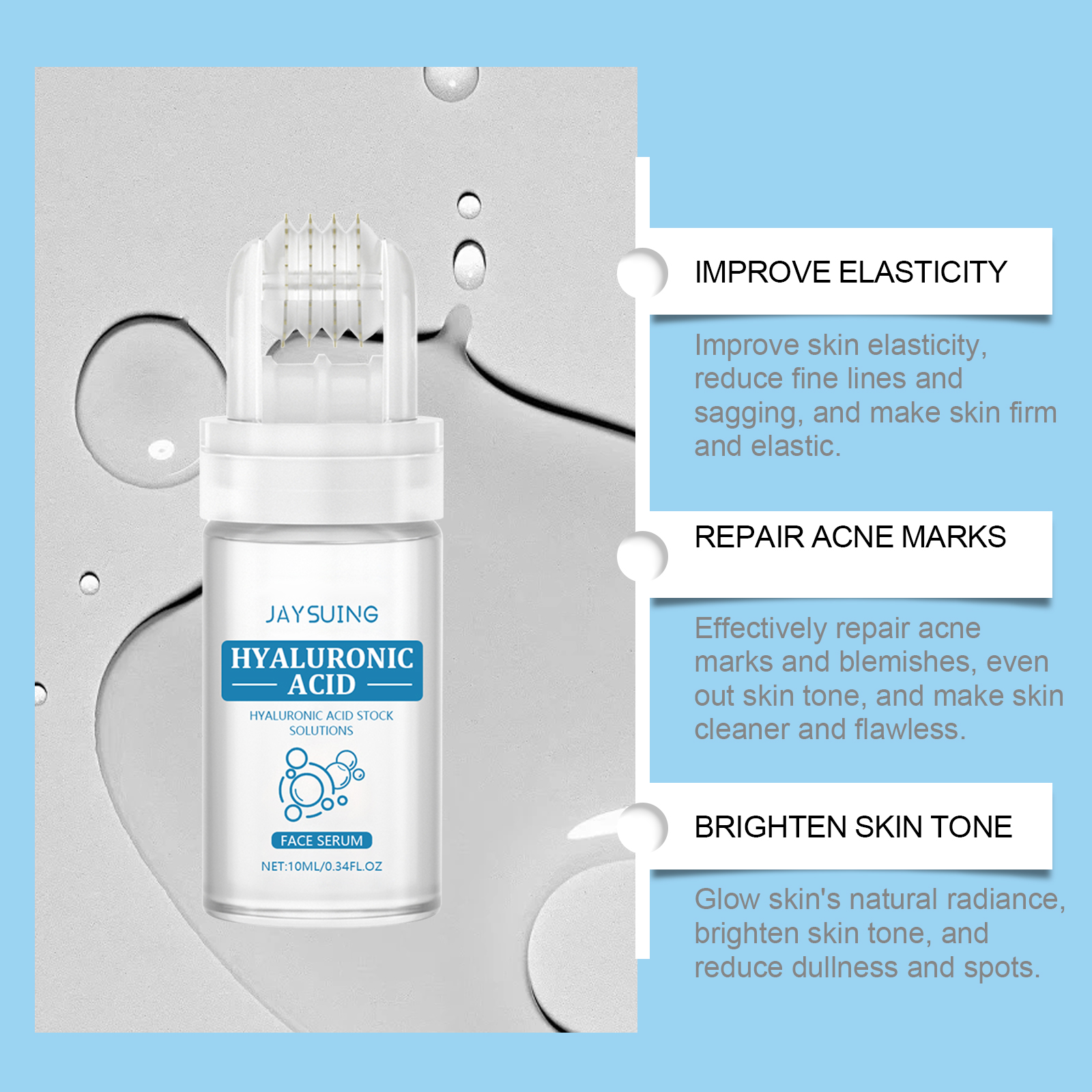 Hydrating roller Serum 0.25mm  - огляд і ціна Luxury Skincare Collection