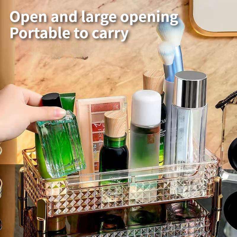Luxury PET Makeup Organizer Tr - огляд і ціна Luxury Skincare Tray