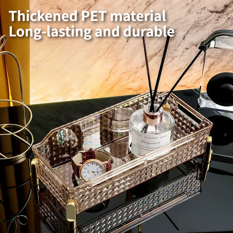 Luxury PET Makeup Organizer Tr - огляд і ціна Luxury Skincare Tray